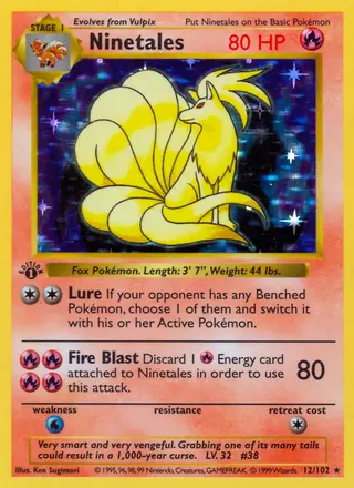 Carta Ninetales