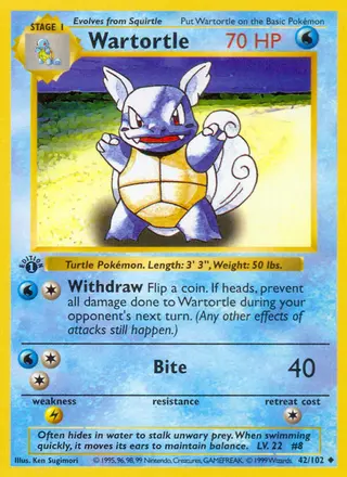 Carta Wartortle