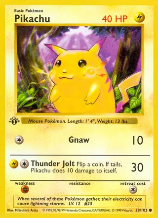 Carta Pikachu