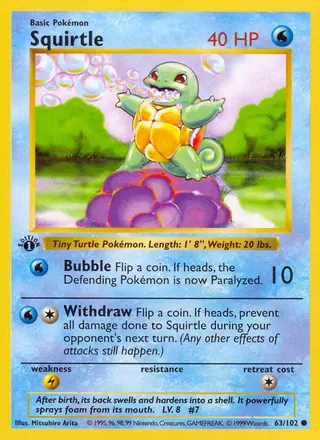 Carta Squirtle
