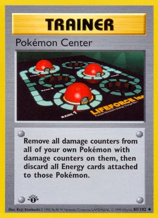 Carta Pokémon Center