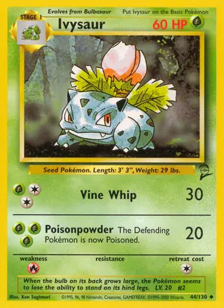 Carta Ivysaur