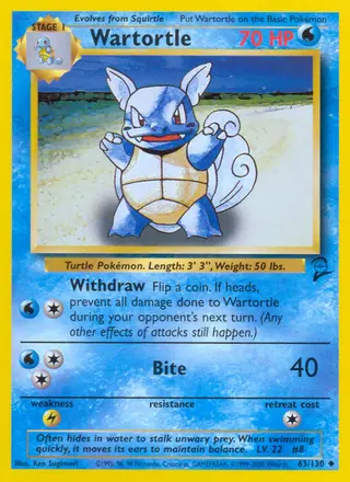 Carta Wartortle