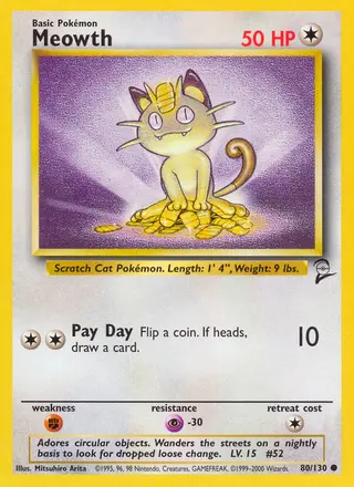 Carta Meowth