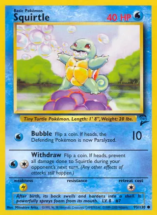 Carta Squirtle