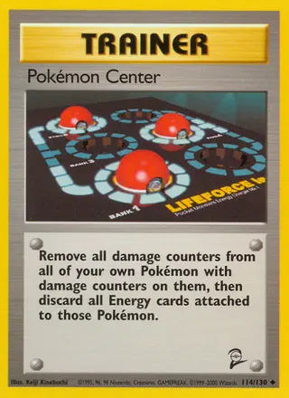 Carta Pokémon Center