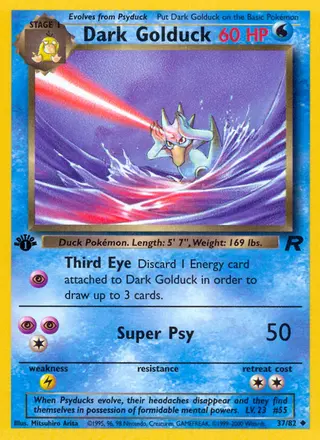 Carta Dark Golduck