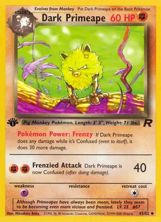 Carta Dark Primeape