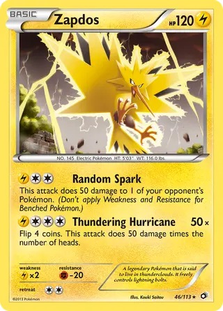 Carta Zapdos