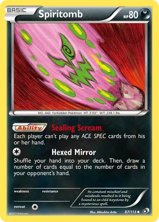 Carta Spiritomb