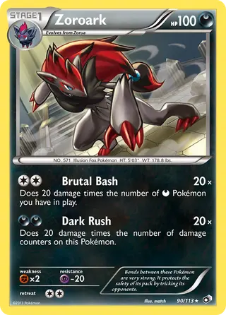 Carta Zoroark