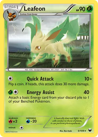 Carta Leafeon