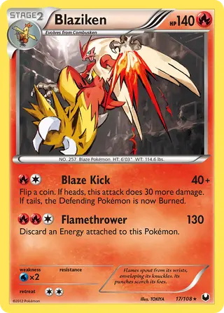 Carta Blaziken