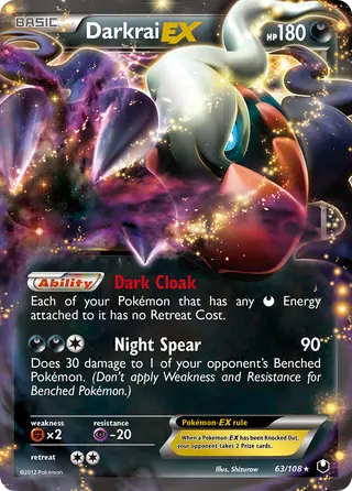 Carta Darkrai-EX