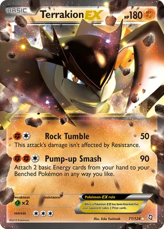 Carta Terrakion-EX