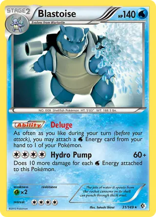 Carta Blastoise