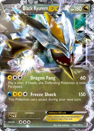 Carta Kyurem Preto-EX