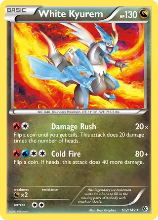 Carta Kyurem Branco