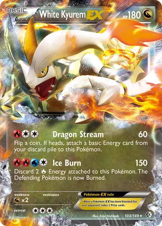 Carta Kyurem Branco-EX