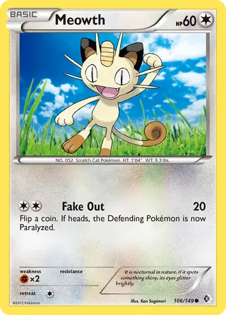 Carta Meowth