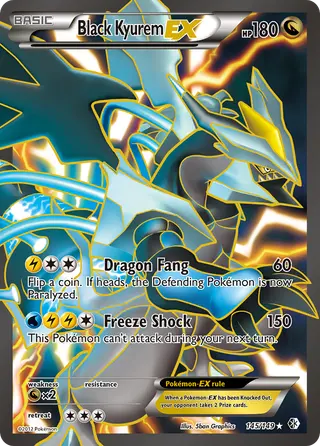 Carta Kyurem Preto-EX