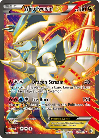 Carta Kyurem Branco-EX