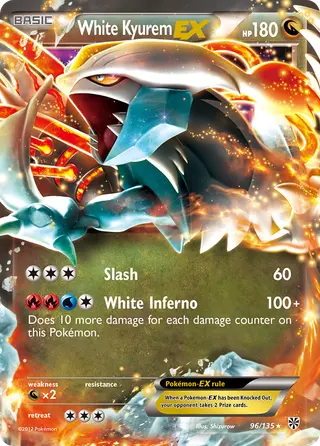 Carta Kyurem Branco-EX