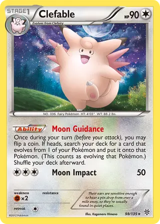 Carta Clefable