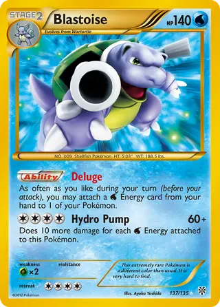 Carta Blastoise