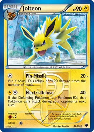 Carta Jolteon