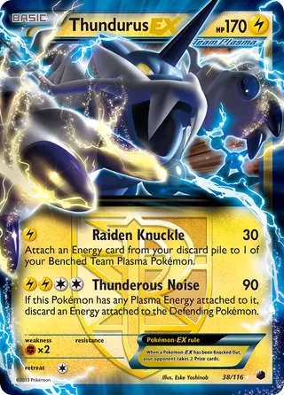 Carta Thundurus-EX