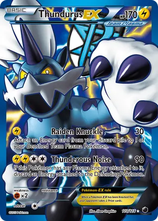 Carta Thundurus-EX