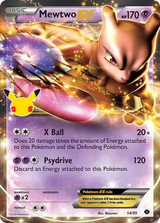 Carta Mewtwo EX