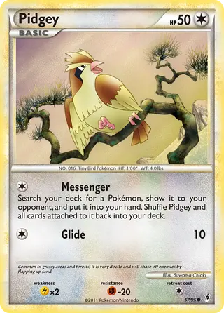 Carta Pidgey
