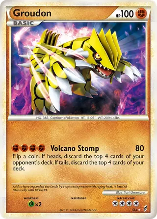 Carta Groudon