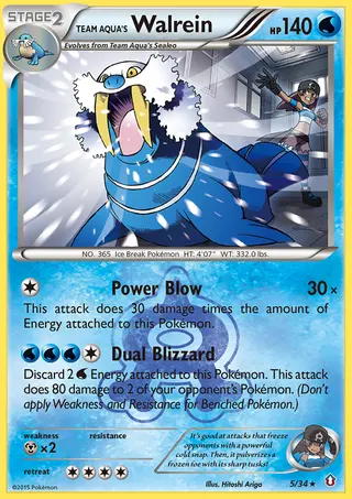 Carta Walrein da Equipe Aqua