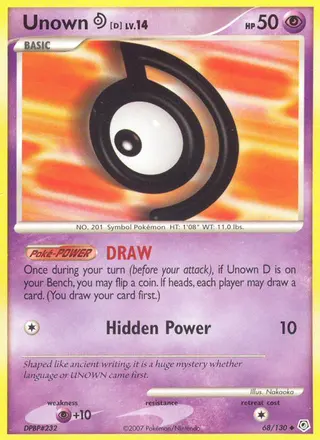 Carta Unown D