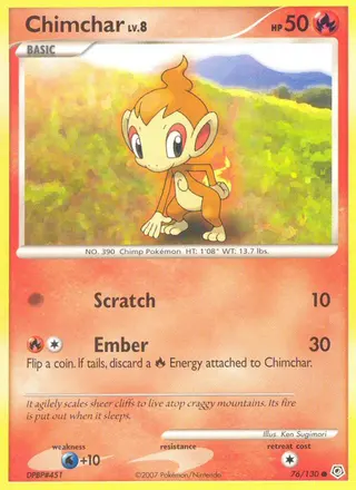 Carta Chimchar