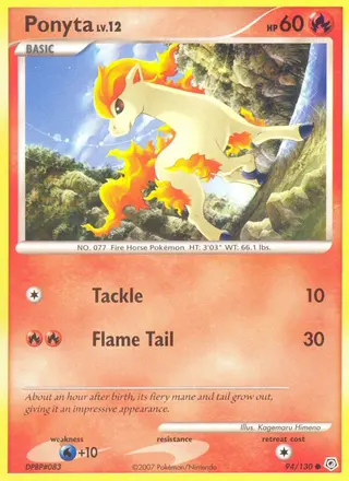 Carta Ponyta