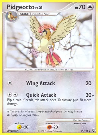 Carta Pidgeotto