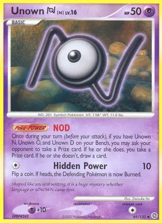 Carta Unown N