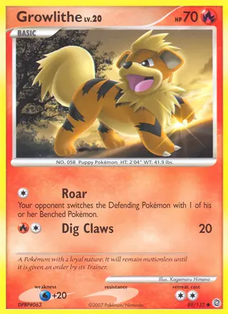 Carta Growlithe