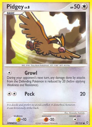 Carta Pidgey