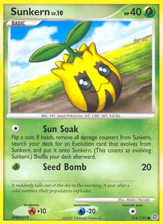Carta Sunkern