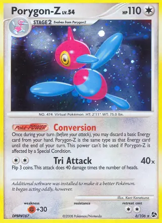 Carta Porygon-Z