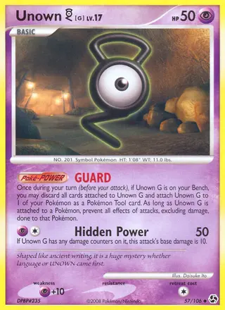 Carta Unown G