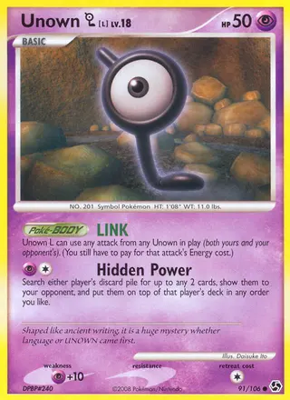 Carta Unown L
