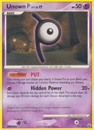 Carta Unown P