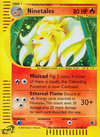 Carta Ninetales