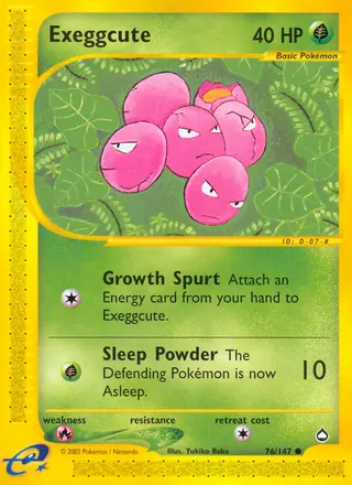 Carta Exeggcute